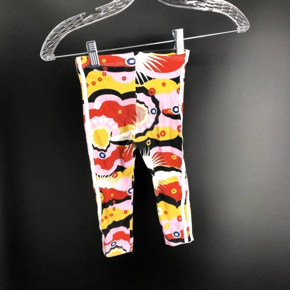 Adidas 3 stripe leggings bright colorful 12-18 mos - Picture 2 of 3